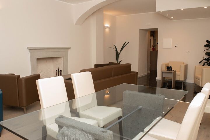 Lobby sitting area