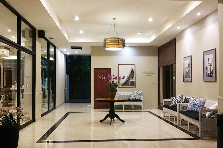 Interior entrance