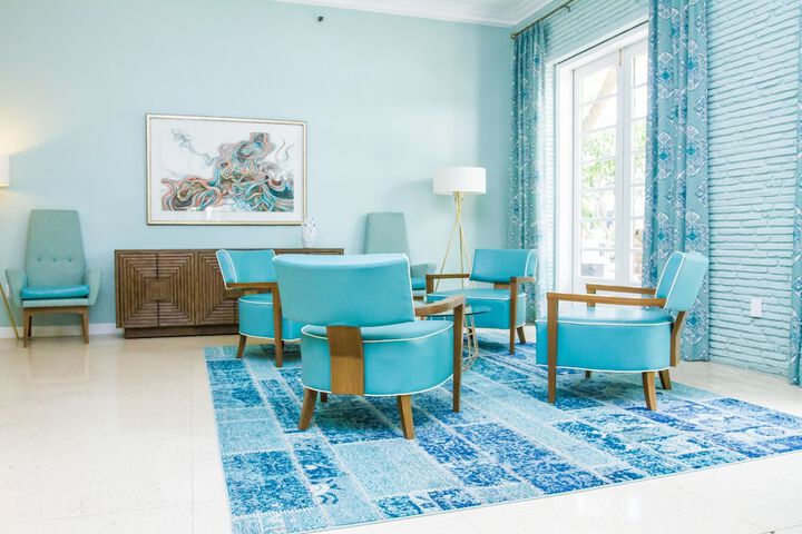 Lobby sitting area