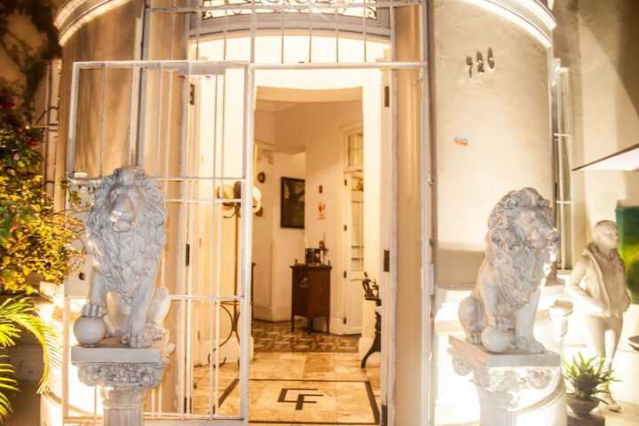 Interior entrance
