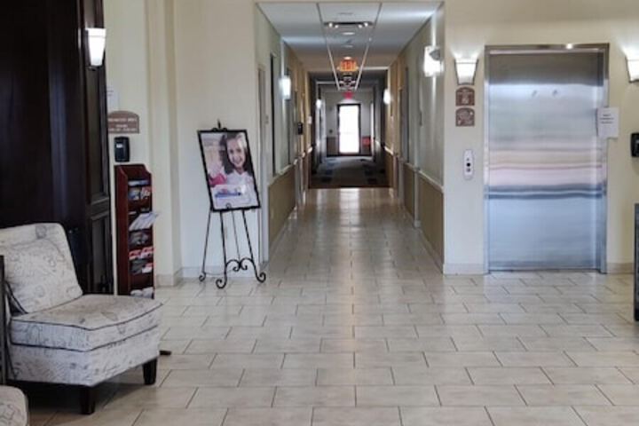 Interior entrance
