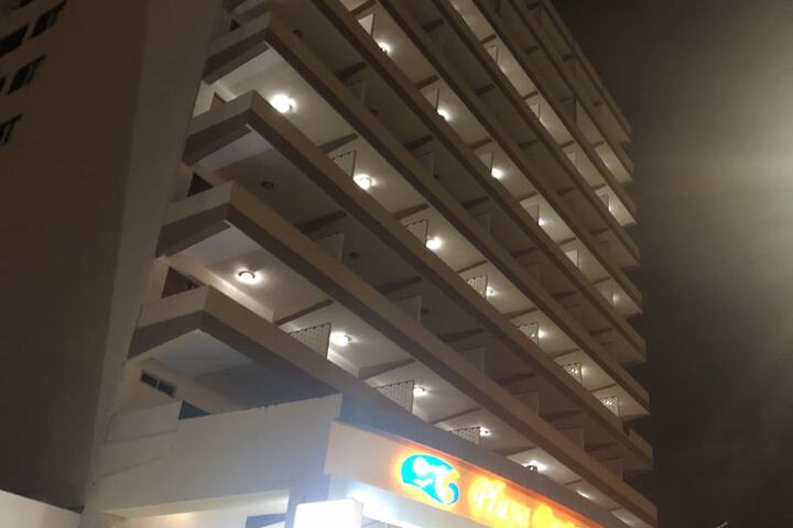 Front of property - evening/night