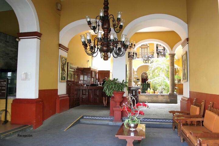 Interior entrance