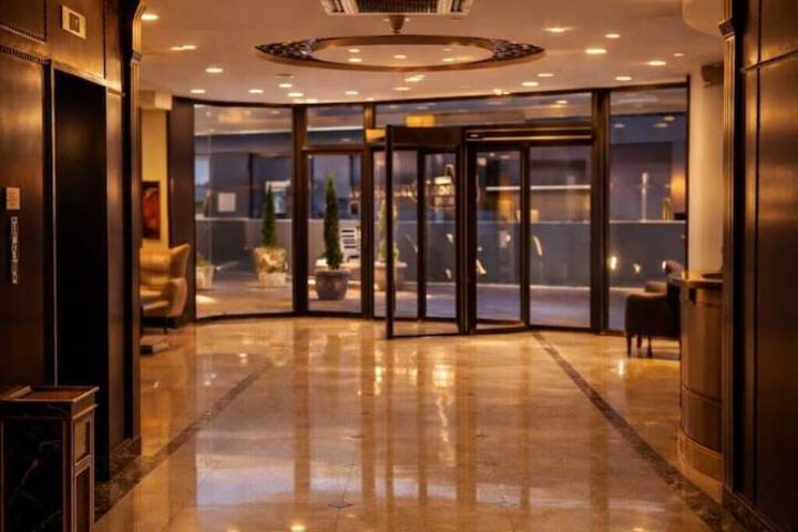 Interior entrance