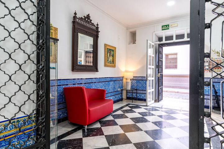 Interior entrance