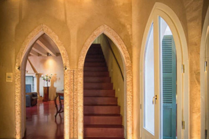 Interior entrance