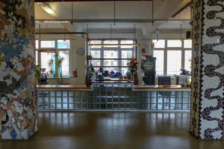 Interior entrance
