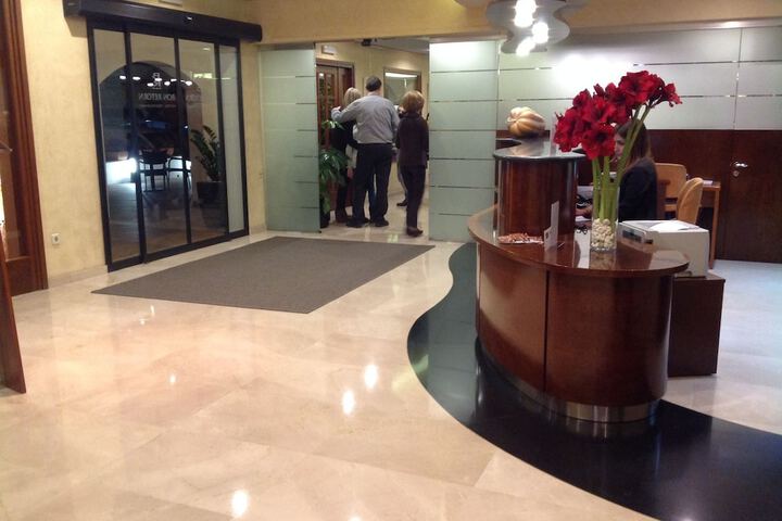 Interior entrance