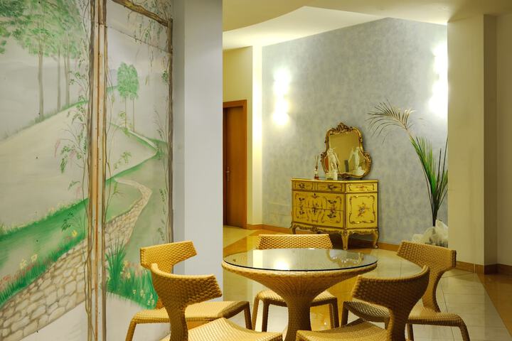 Interior entrance
