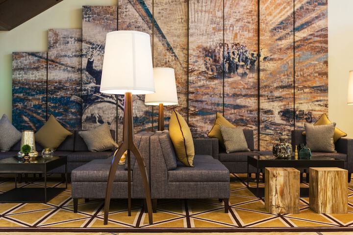 Lobby sitting area