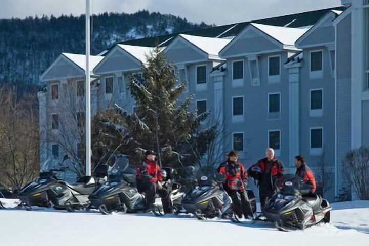 Snowmobiling