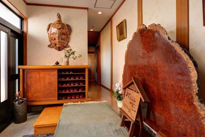 Interior entrance