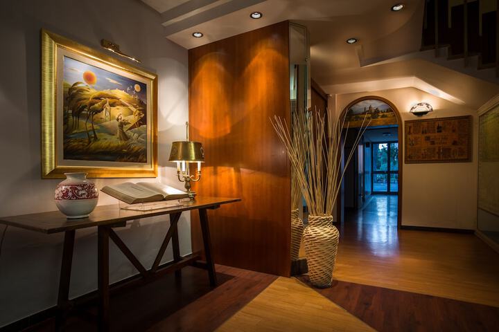 Interior entrance