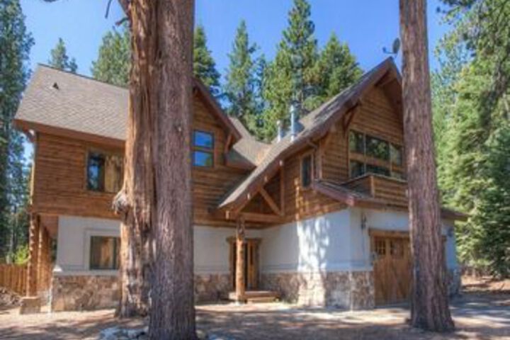 Exterior of Spectacular Custom Home Perfect for 10 by RedAwning