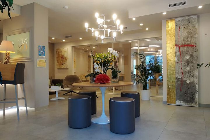 Interior entrance