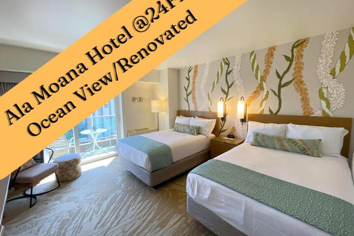 Ala Moana Hotel 24FL Ocean View Renovated