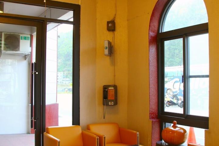 Lobby sitting area