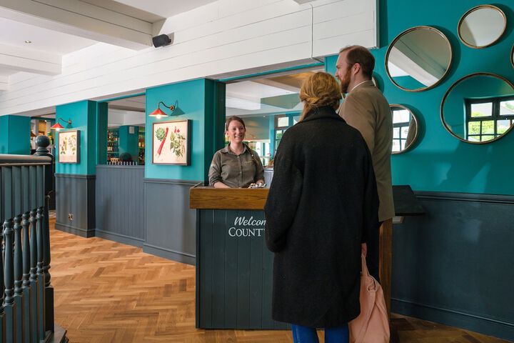 Interior entrance