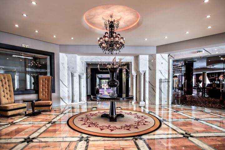Interior entrance