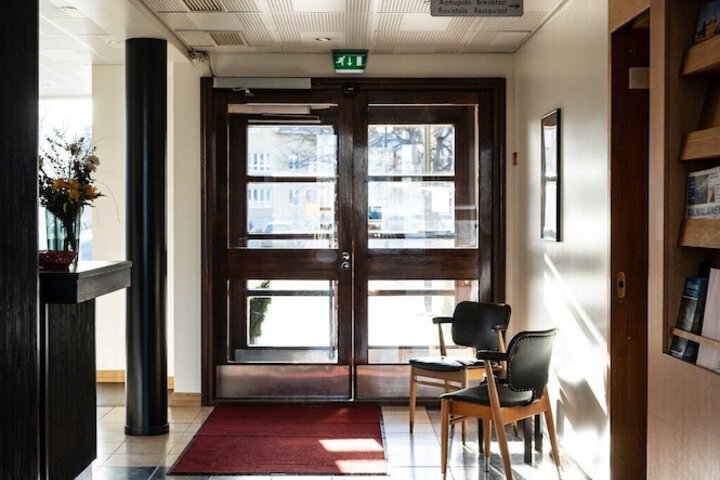 Interior entrance