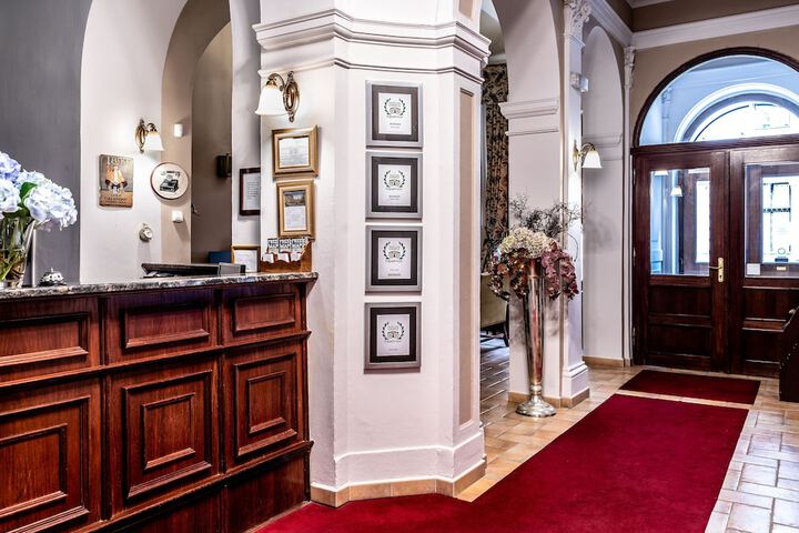 Interior entrance