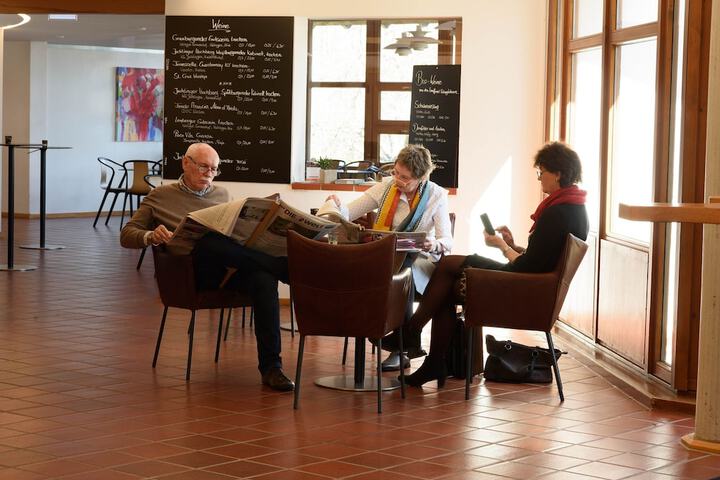 Lobby sitting area
