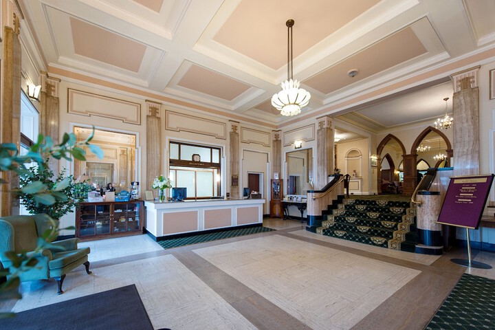 Interior entrance