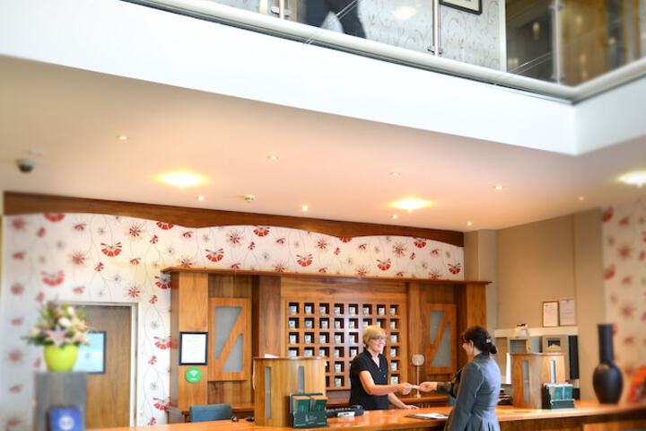 Interior entrance