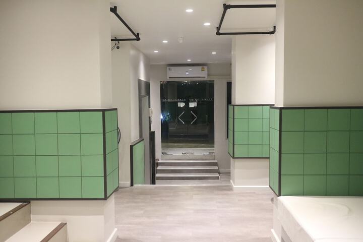 Interior entrance