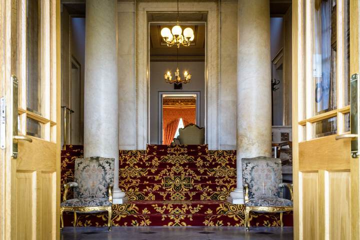 Interior entrance