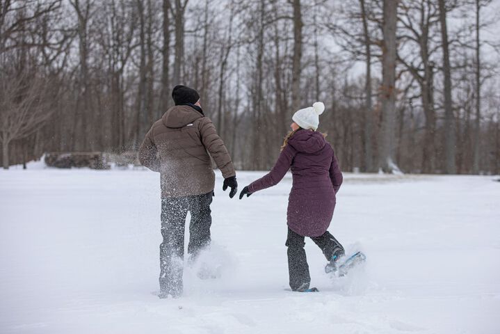 Snowshoeing