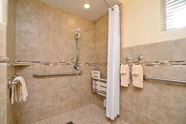 1 King Bed Mobility Accessible Roll in Shower Continental Breakfast (2 of 27)