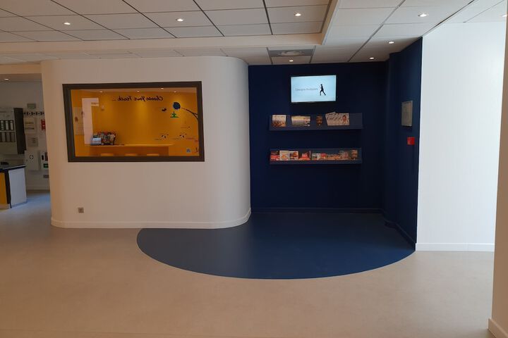 Interior entrance