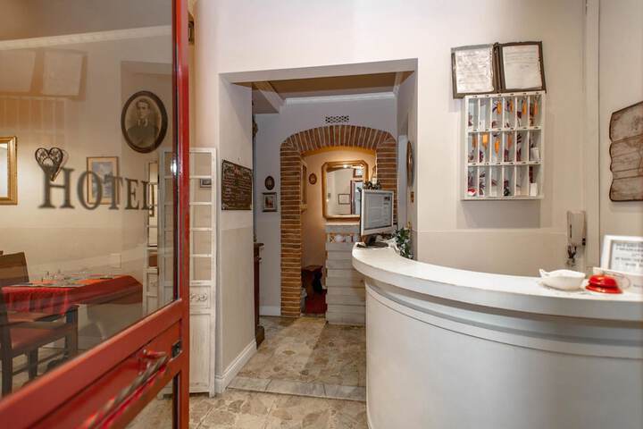 Interior entrance