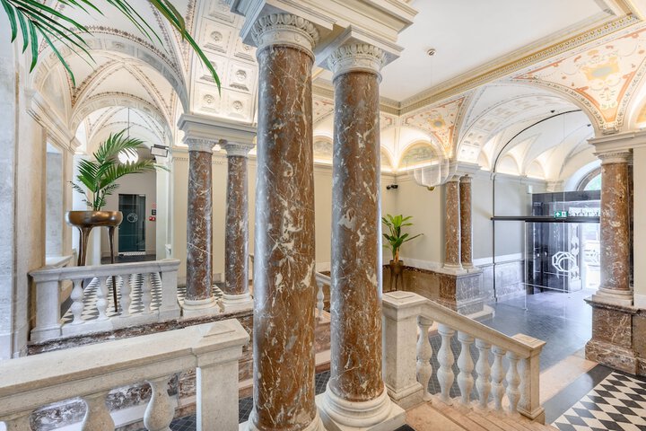 Interior entrance