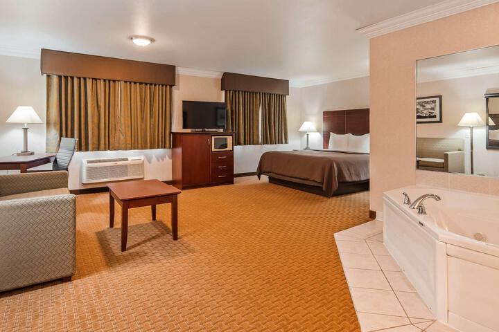 Suite 1 King Bed Whirlpool Sofa Bed Microwave and Refrigerator WiFi Continental Breakfast (8 of 14)