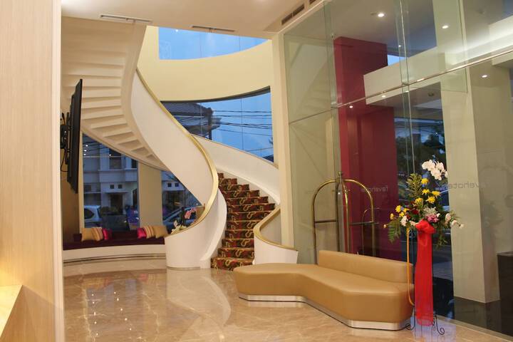 Interior entrance