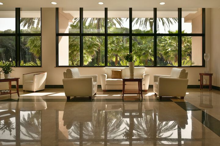 Lobby sitting area