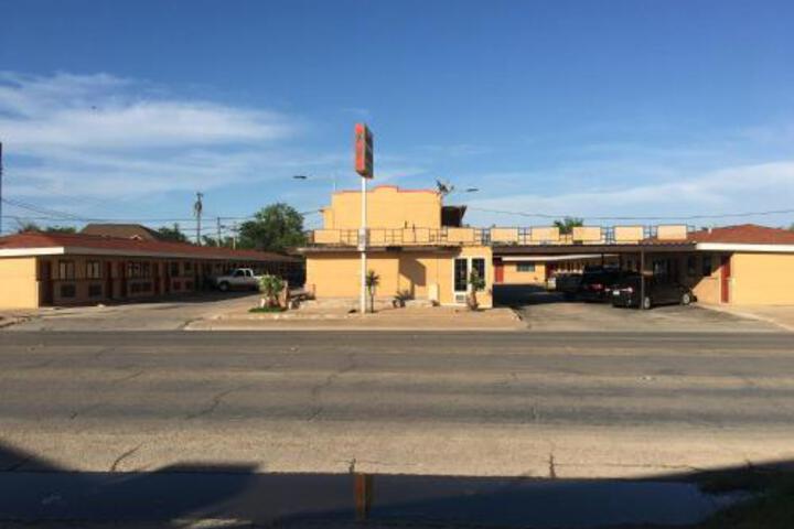 Exterior of Sands Motel