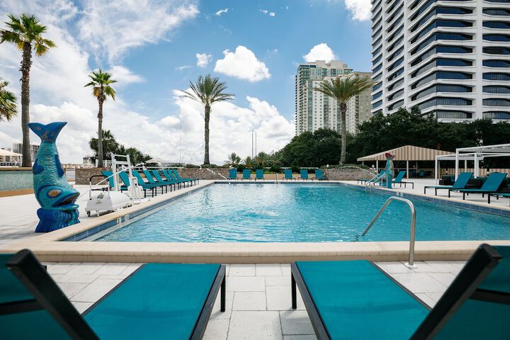 Rooftop pool
