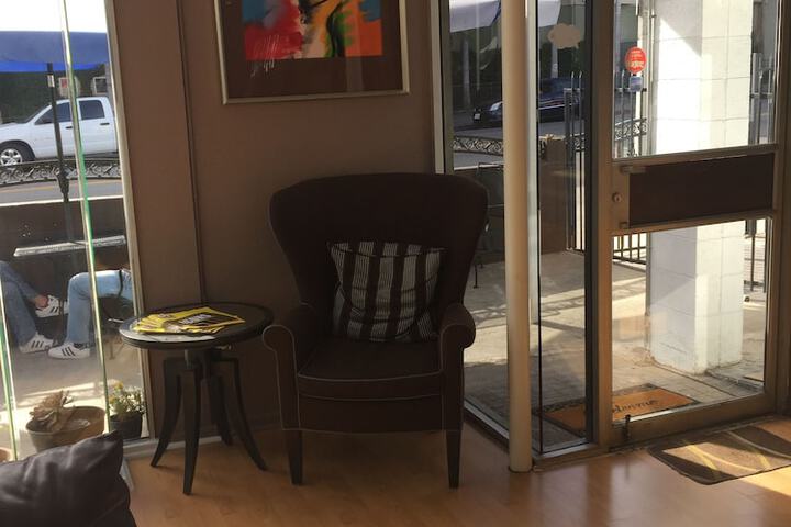 Lobby sitting area
