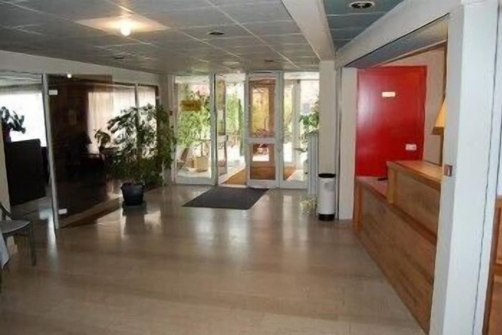 Interior entrance
