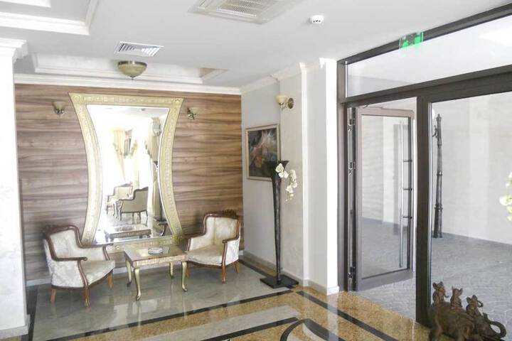 Interior entrance