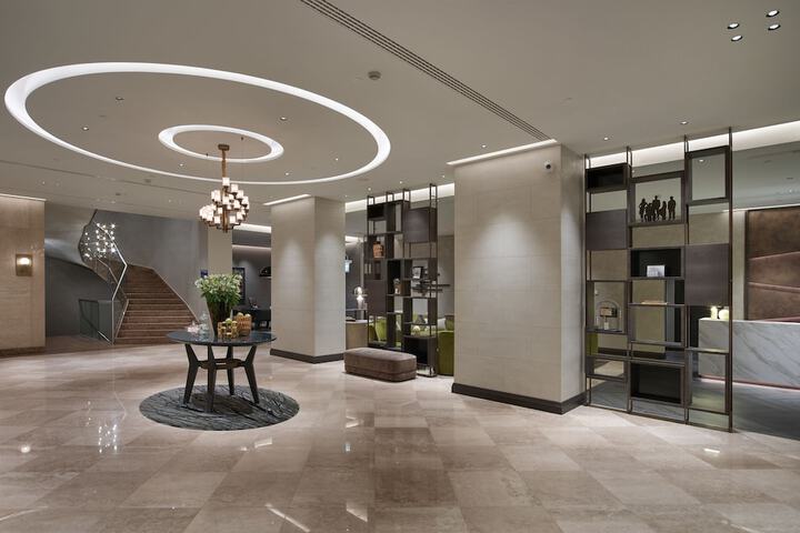 Interior entrance