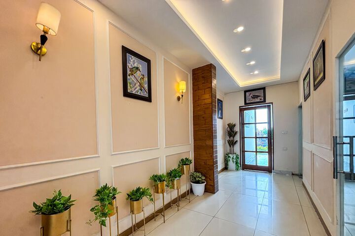 Interior entrance
