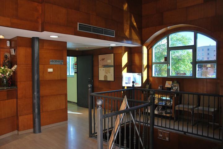 Interior entrance