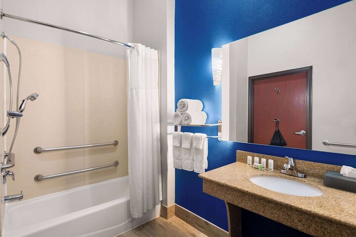 1 King Bed Accessible Room Tub with Grab Bars (23 of 23)
