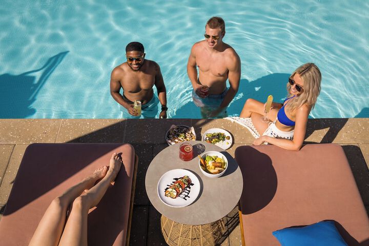 Rooftop pool