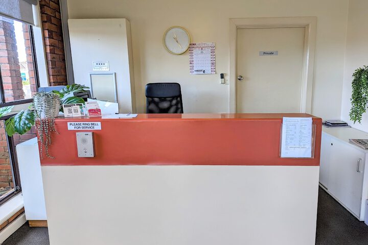 Interior entrance
