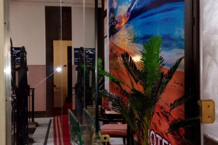 Interior entrance